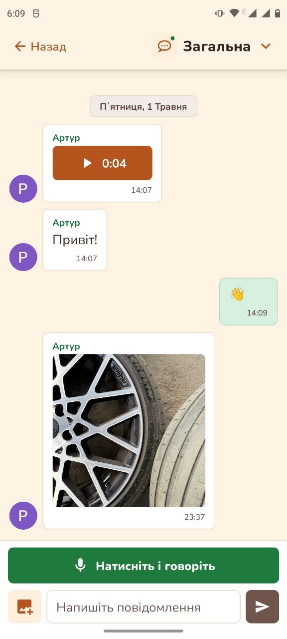 Екран чату